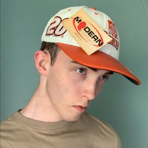 Tony Stewart #20 NASCAR, Home Depot Leather Hat